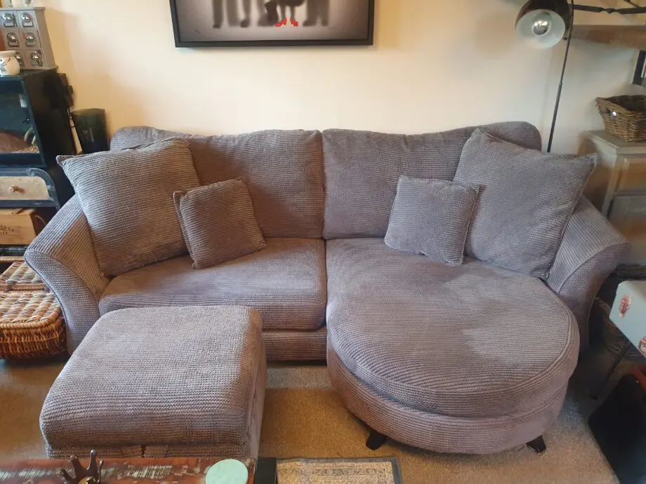 Gray 3 seater sofa