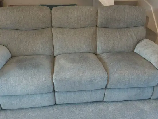 Grey Serene 3 Seater Fabric Electric Recliner Sofa & Electric Recliner Chair (Furniture Village Comfort Story Collection)