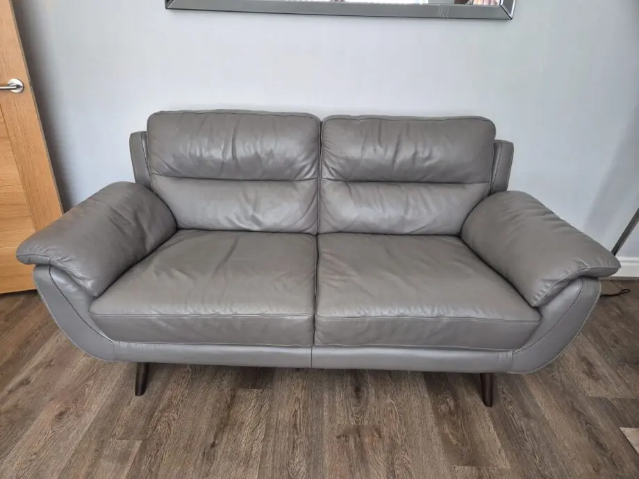 DFS 3 seater. 2 seater & footstool
