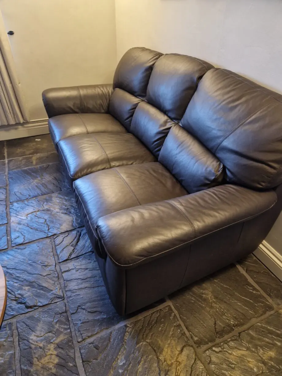 3 seat leather sofa