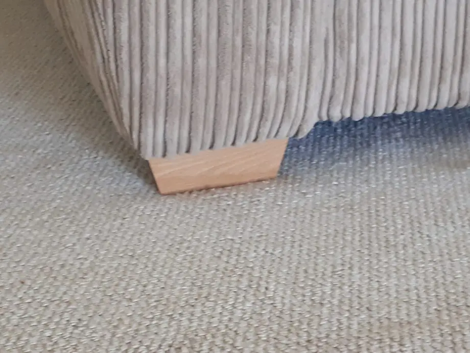 ScS Corduroy brown-beige 2-seater sofa, hardly used