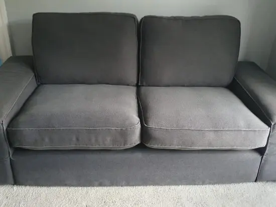 IKEA KIVIK Grey Sofa 2-Seater (2)
