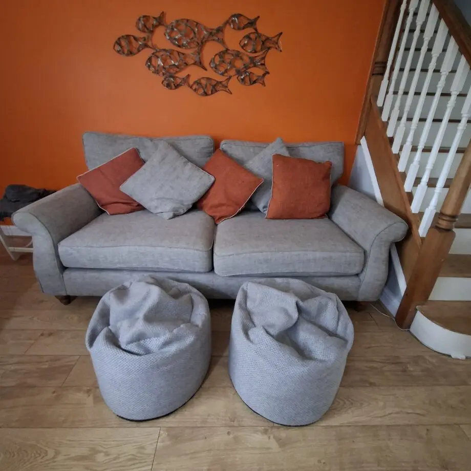 Grey Next sofas