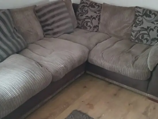 brown corner sofa