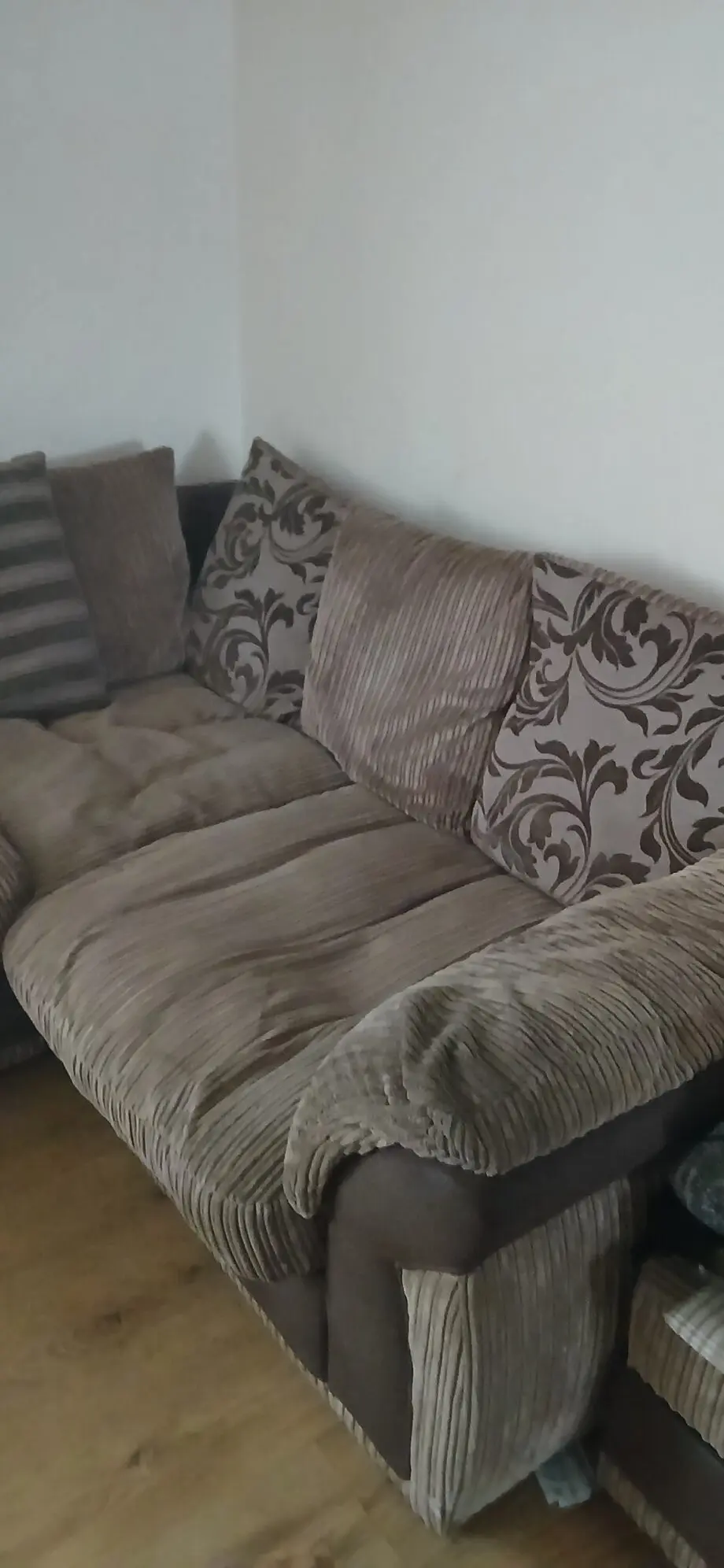 brown corner sofa