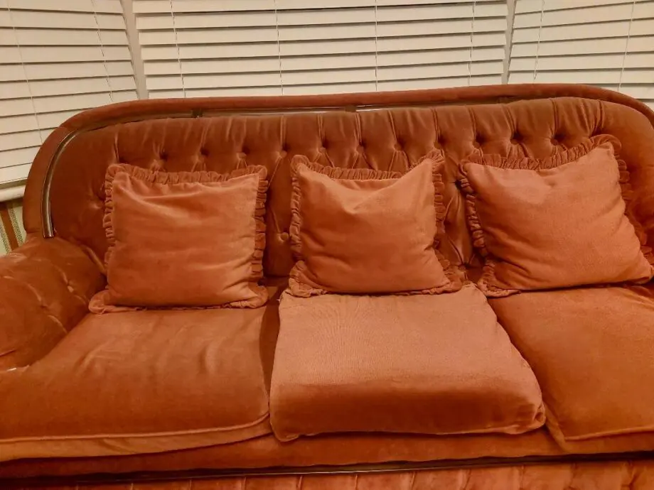 Comfortable settee priced for quick sale.