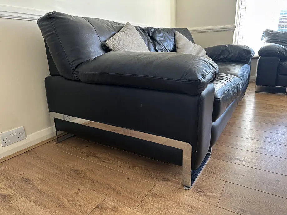 Dark Brown Modern Sofa Set
