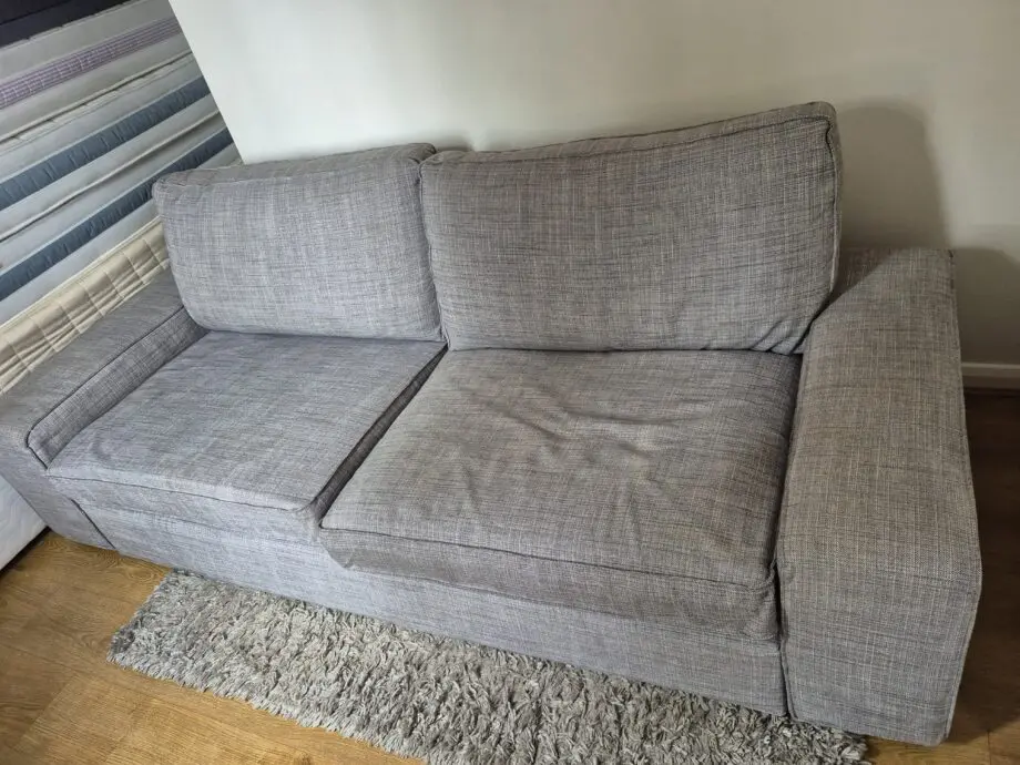 Grey IKea sofa set