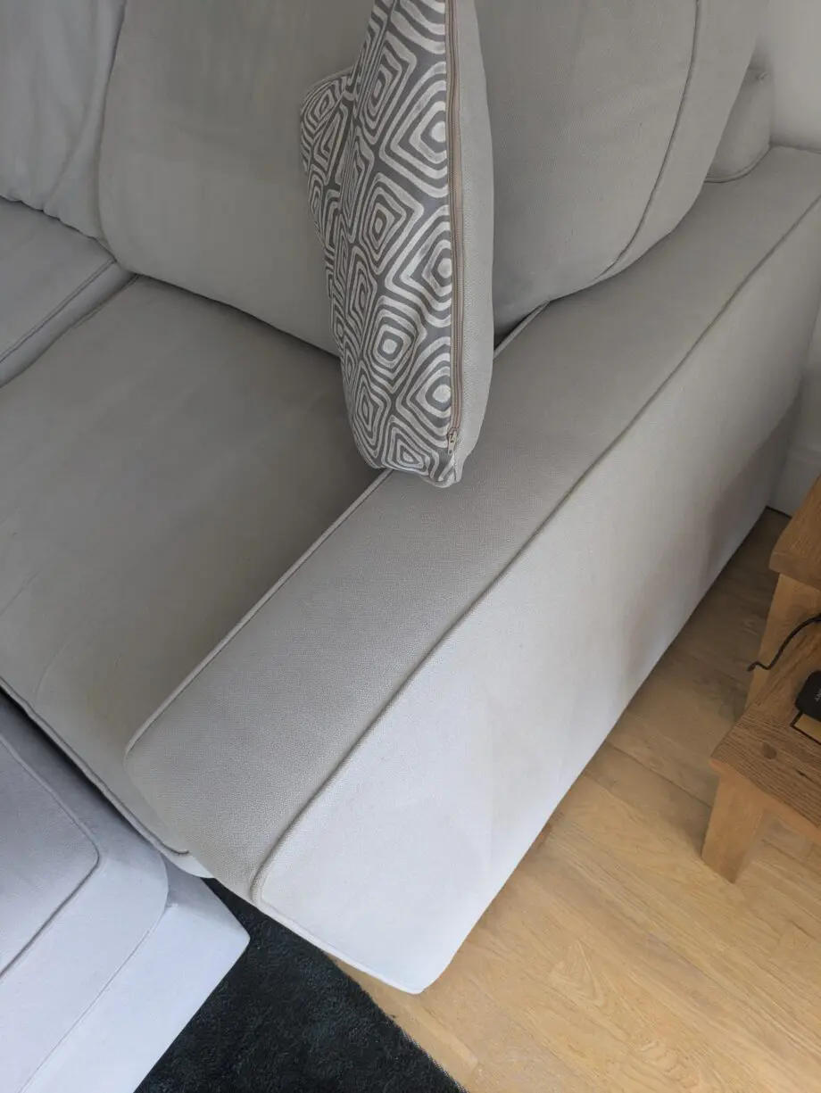 Oak furniture land Texas left sofa and footstool - open to offers