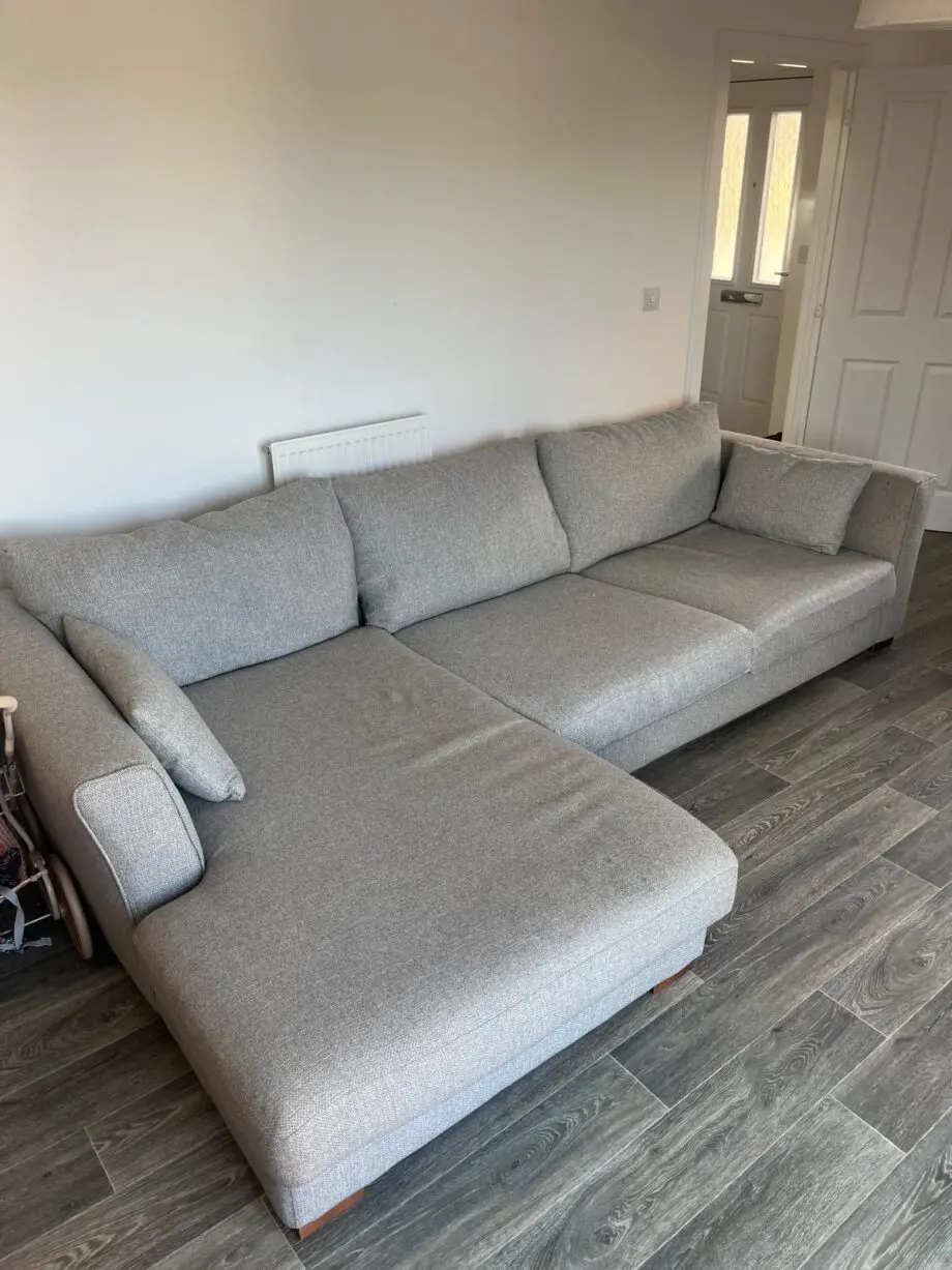 Lindford dfs corner chaise and armchair