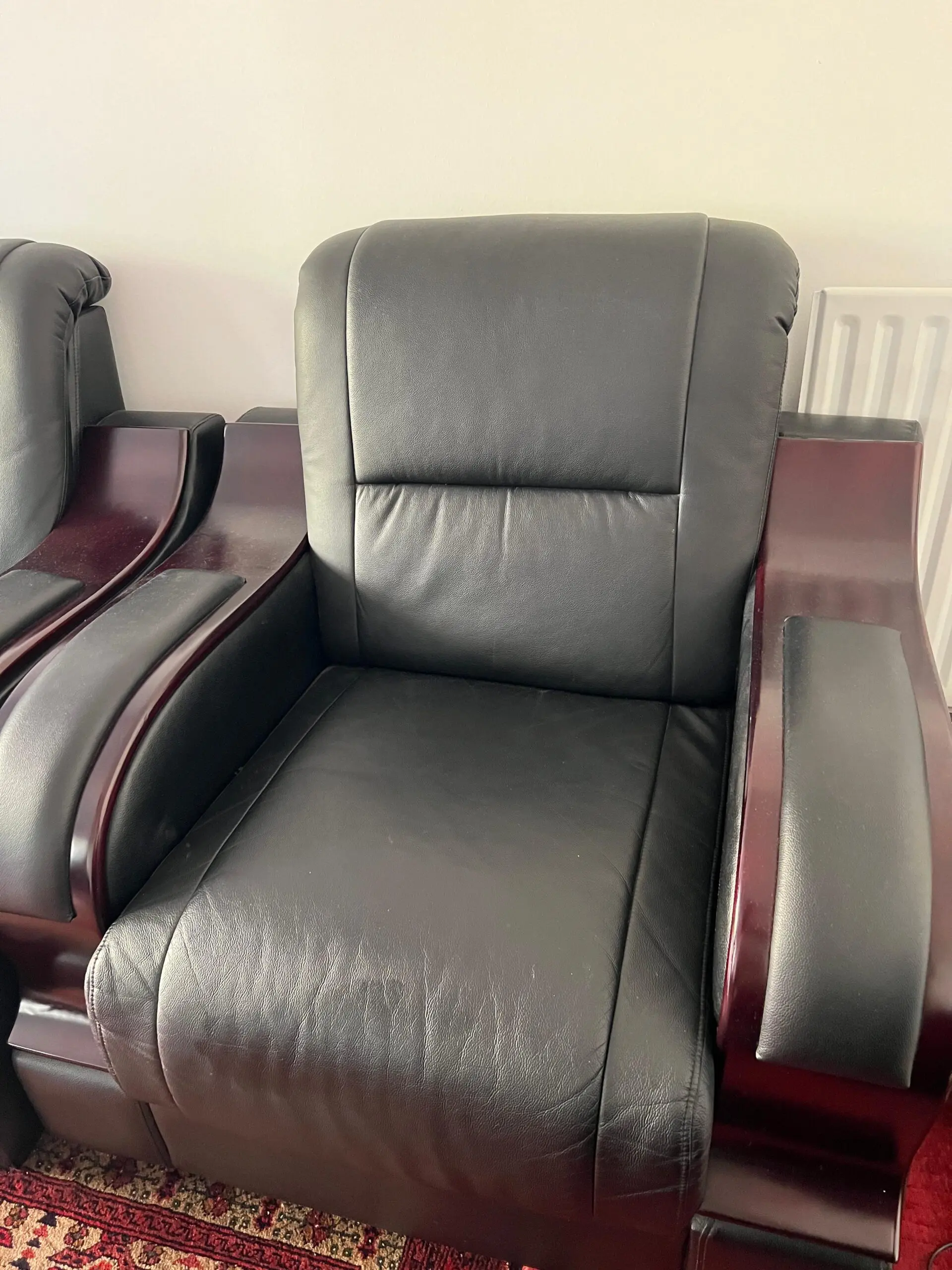 -Need gone ASAP- Complete Sofa Set - 1, 2 ,3 Seater Sofas (Black)
