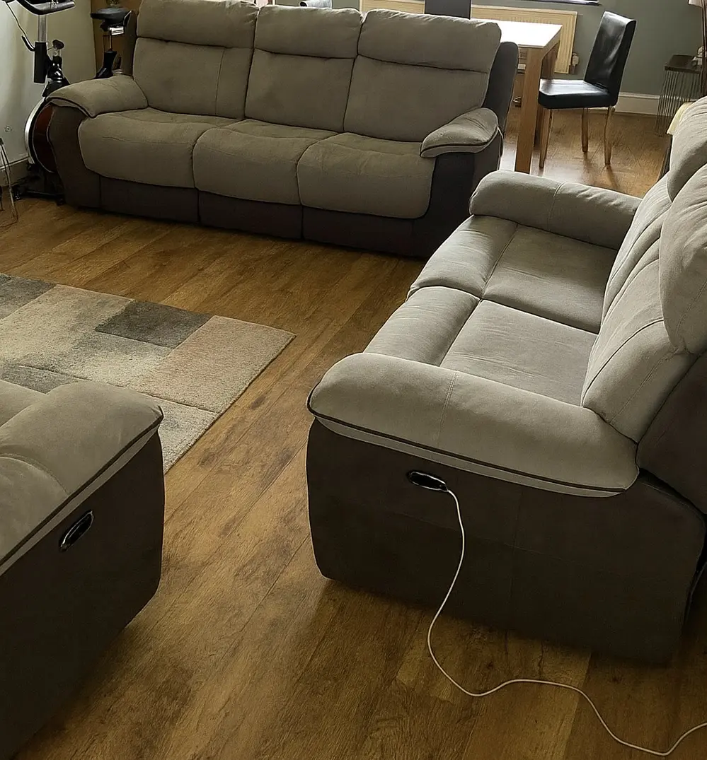 Dfs grey ryder recliners