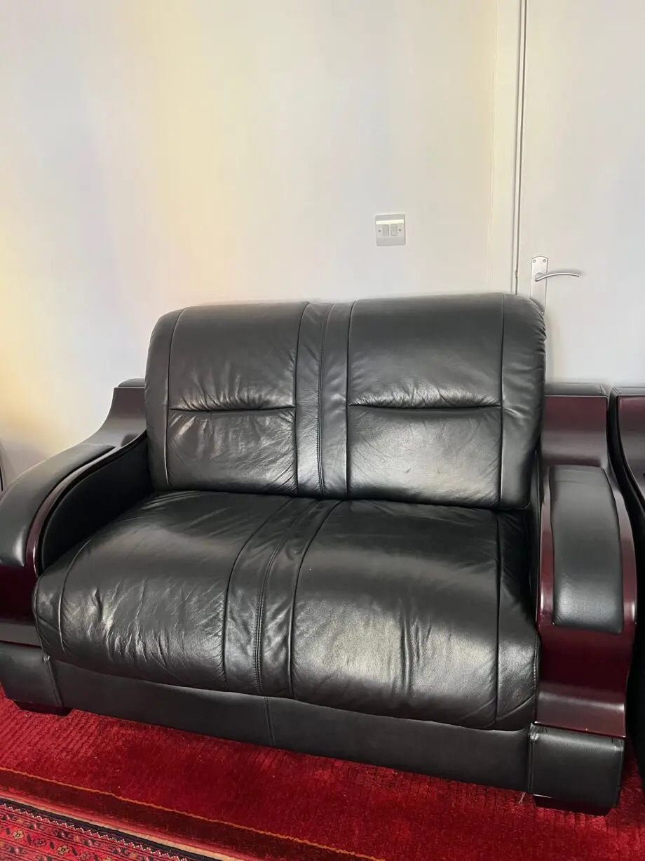 -Need gone ASAP- Complete Sofa Set - 1, 2 ,3 Seater Sofas (Black)