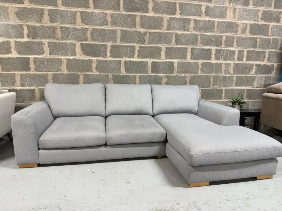 Dfs Calix Grey Corner Sofa For Sale