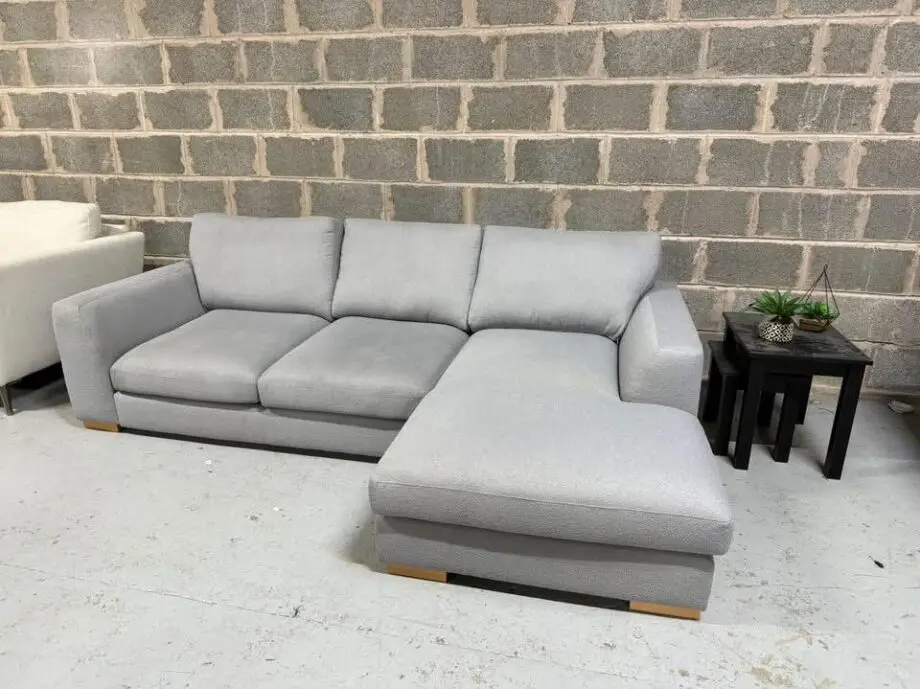 Dfs Calix Grey Corner Sofa For Sale