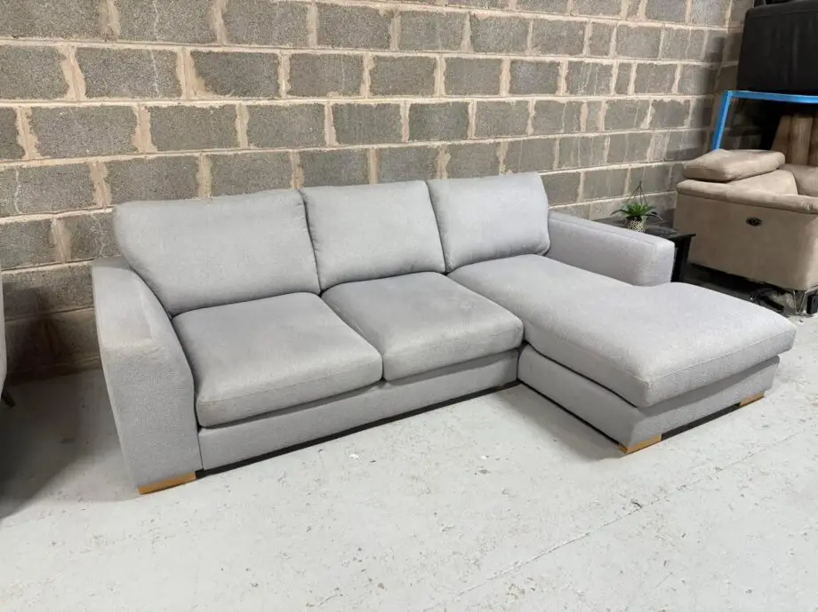 Dfs Calix Grey Corner Sofa For Sale