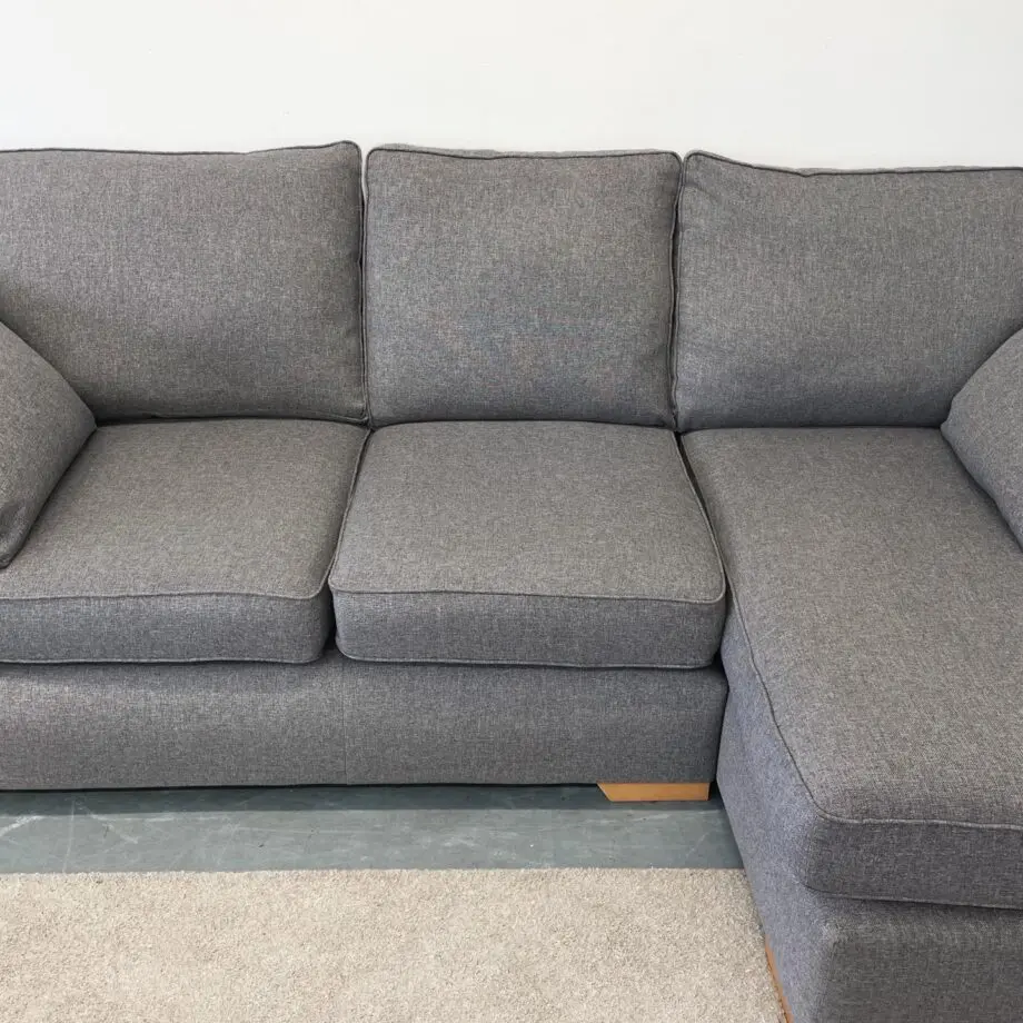 Next Stamford Corner Sofa Upholstered in a Grey Fabric