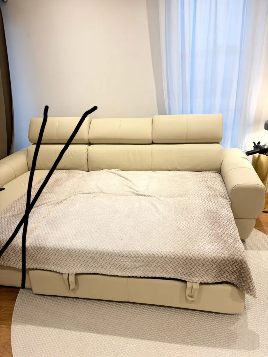 amazon cream sofa bed