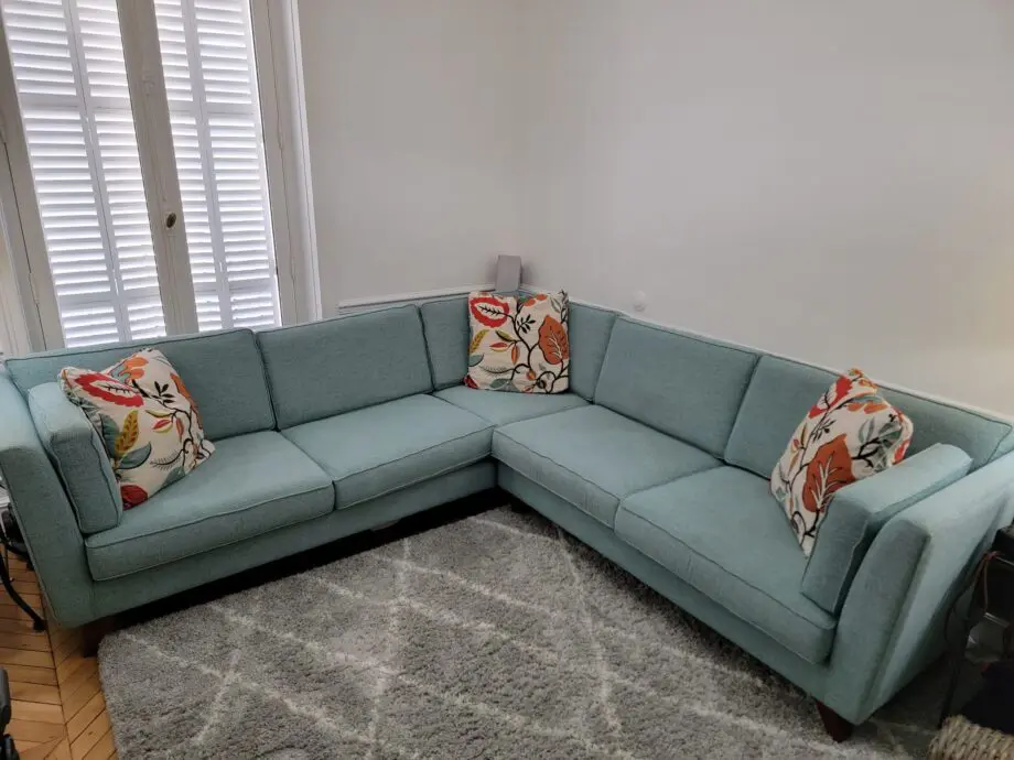 Virtually New Mid Century Corner Sofa