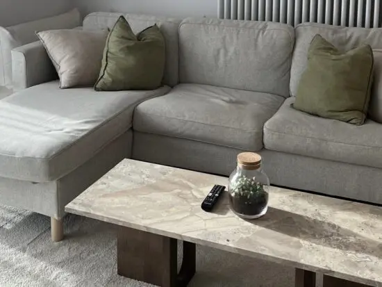 Beige Grey Sofa