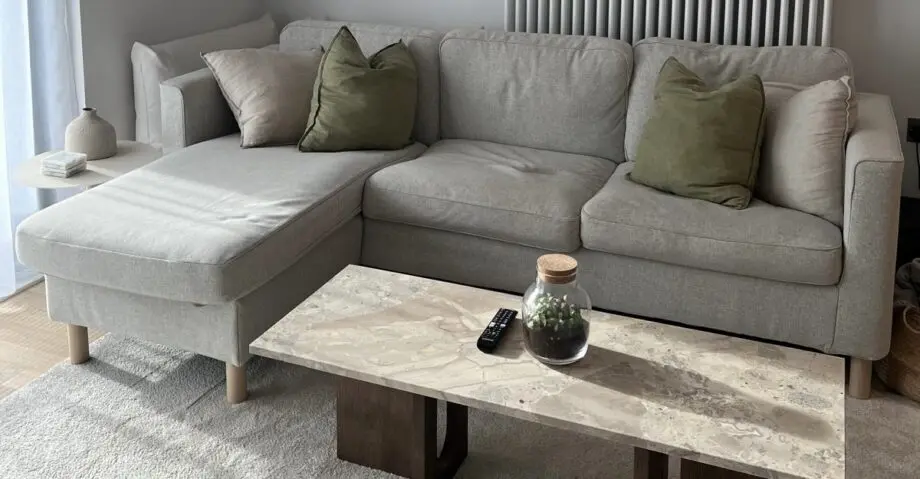 Beige Grey Sofa