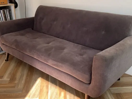 Grey sofa workshop 3 seat sofa good condition