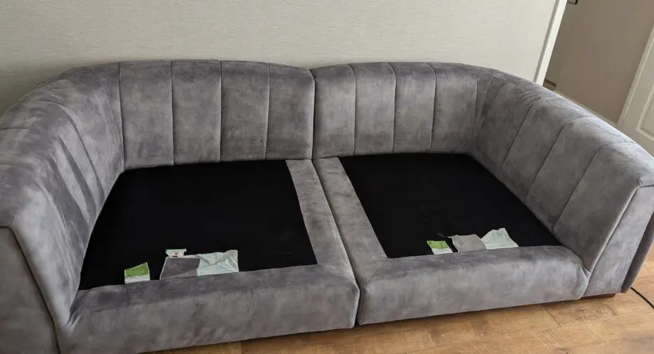 Sofology 4-6 Seater Emperor Sofa & Footstool - Grey