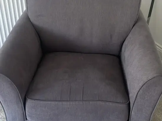 Oak furnitureland + armchair + grey
