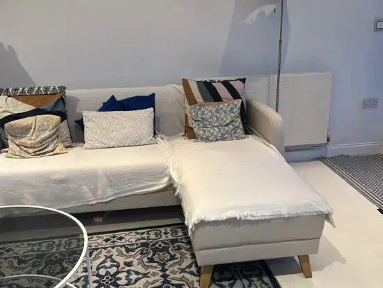 Ikea LINANAS 3 Seat sofa with chaise lounge