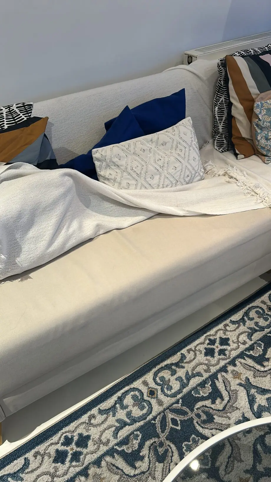 Ikea LINANAS 3 Seat sofa with chaise lounge