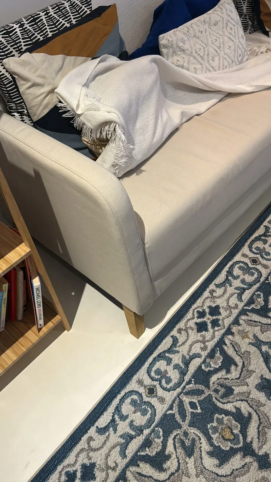 Ikea LINANAS 3 Seat sofa with chaise lounge