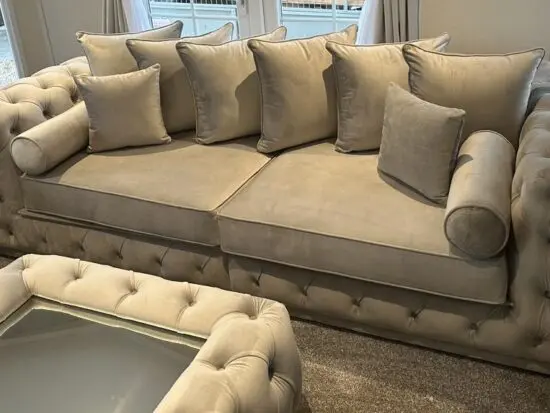 House of Chelsea grey colbey 4 seater sofa