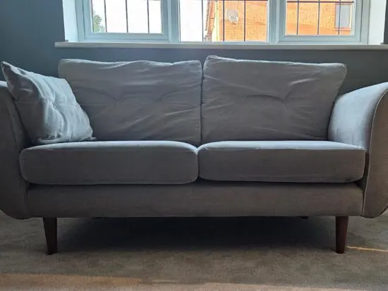 Dfs grey modern sofa