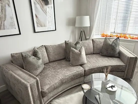 Sofology Midas Curved 4-Seater Sofa