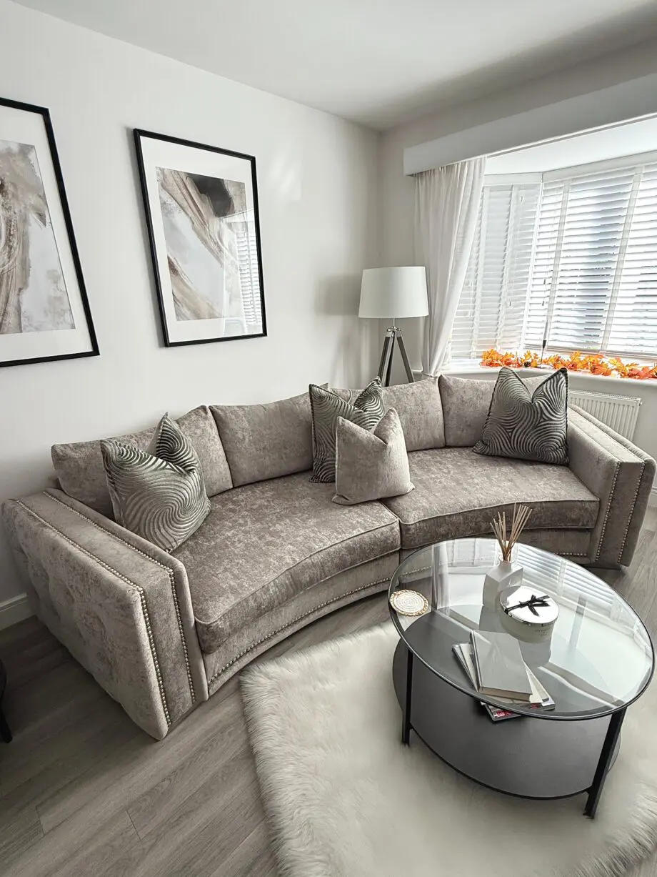 Sofology Midas Curved 4-Seater Sofa