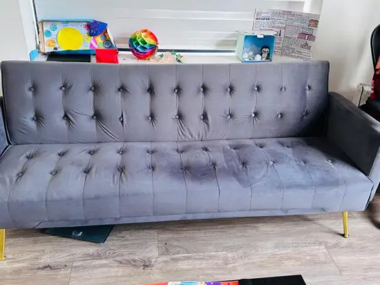Destinie 3-seater upholstered reclining sofa bed
