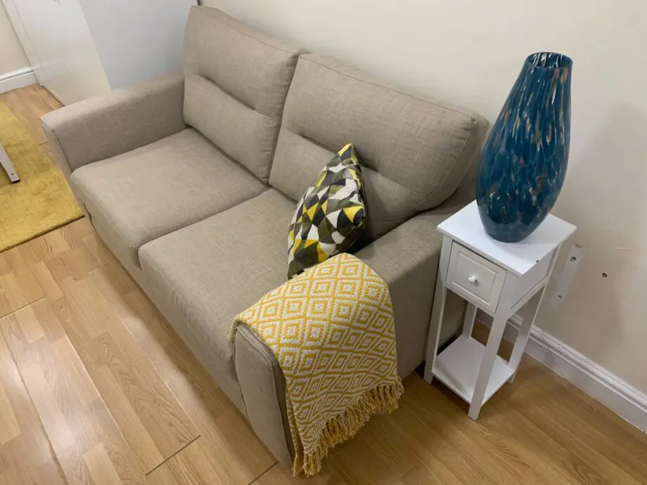 DFS Cream Ziggy 2 Seater Sofa Bed