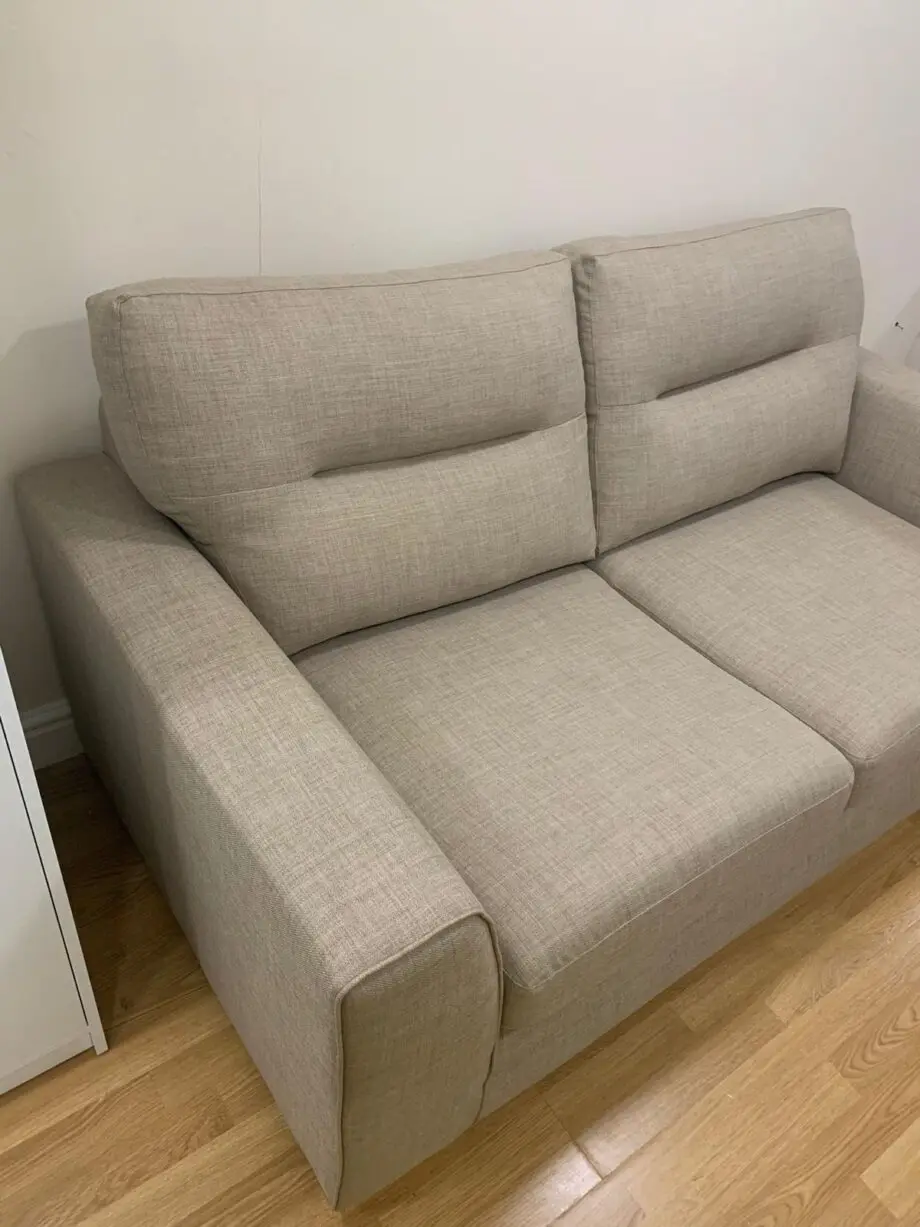 DFS Cream Ziggy 2 Seater Sofa Bed
