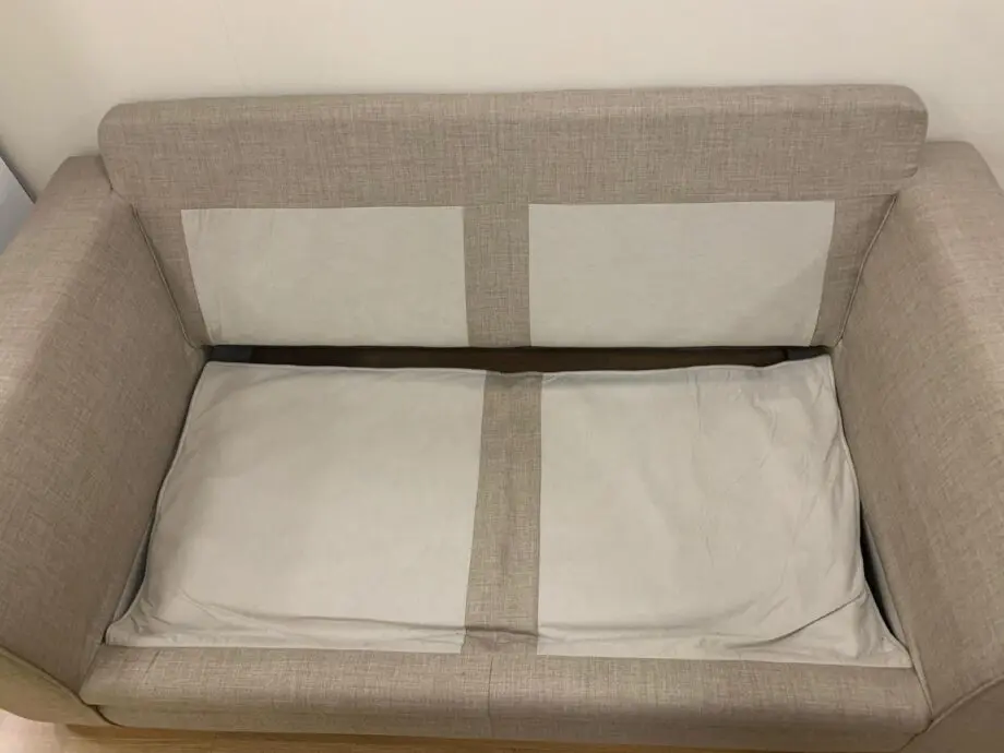 DFS Cream Ziggy 2 Seater Sofa Bed