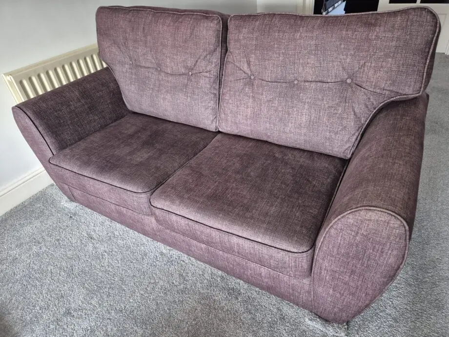4 sofas in total at a great price 2 dark brown and 2 brown