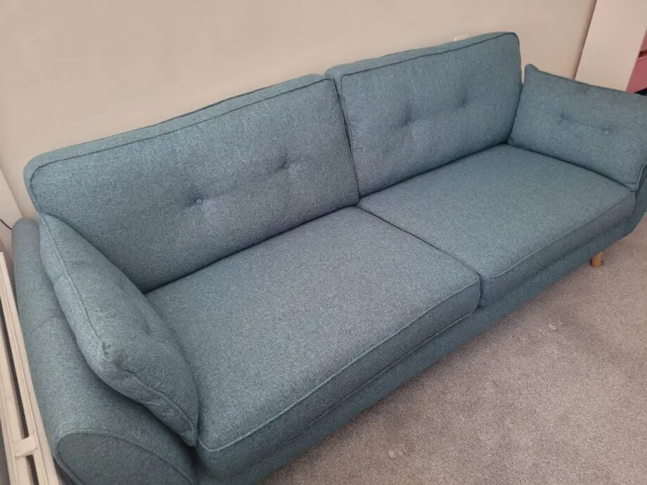 French Connection Teal Sofa