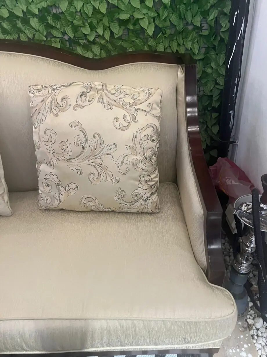 Wooden sofa