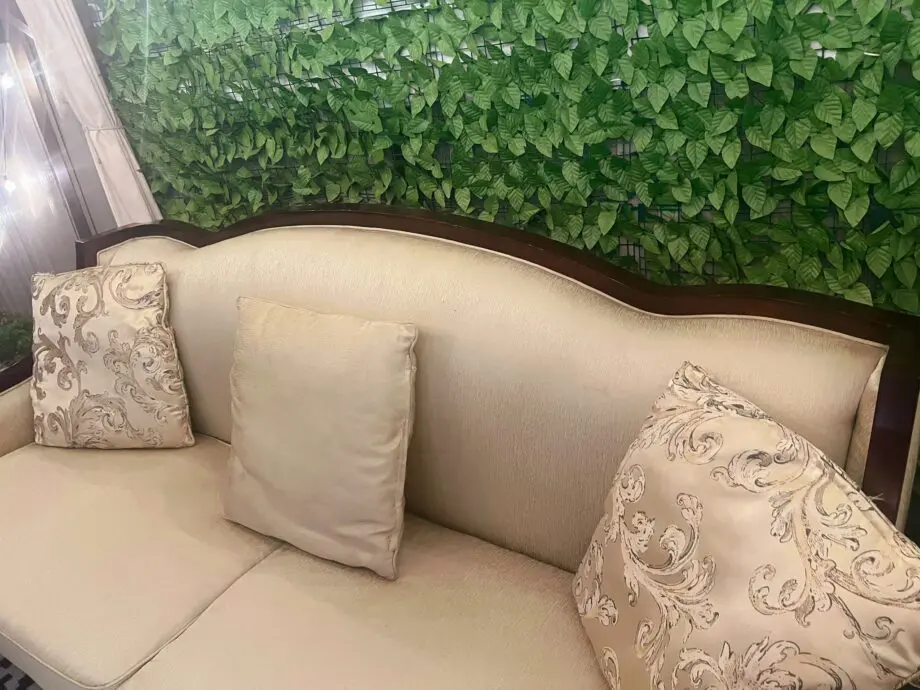 Wooden sofa