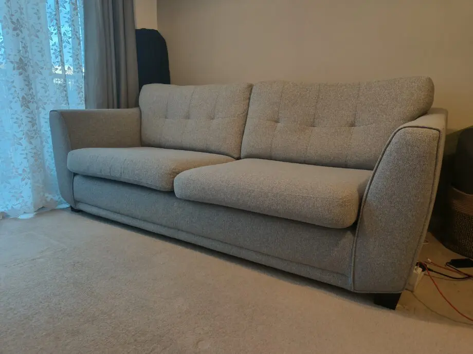 DFS Diago fabric sofa - silver