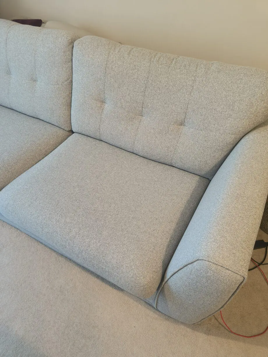 DFS Diago fabric sofa - silver