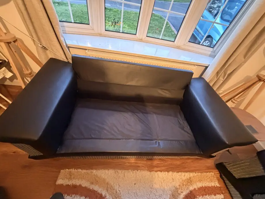 Sleepkings Dino 3 Seater 2 Seater Upholstered Combination Fabric Black Grey (Black & Grey, 3+2 Seater Set)