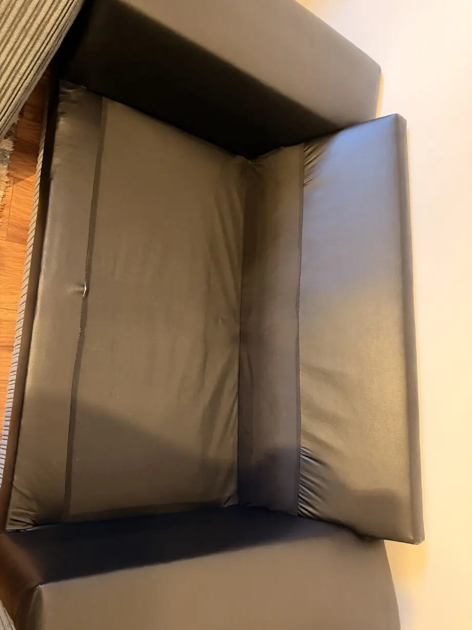 Sleepkings Dino 3 Seater 2 Seater Upholstered Combination Fabric Black Grey (Black & Grey, 3+2 Seater Set)