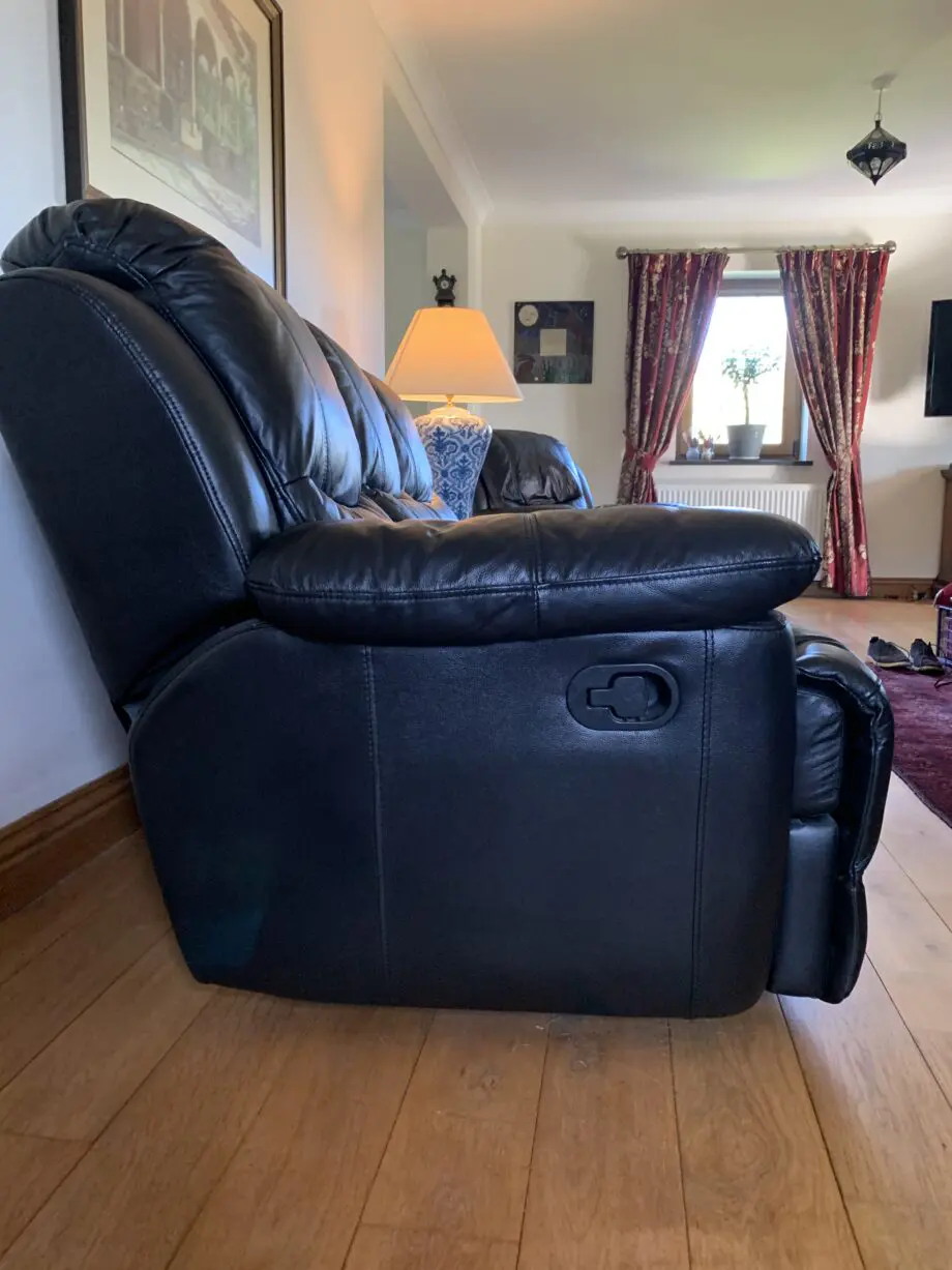 Black sofa set
