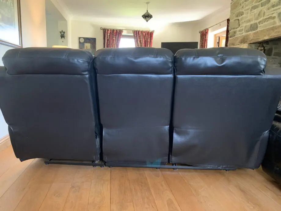 Black sofa set