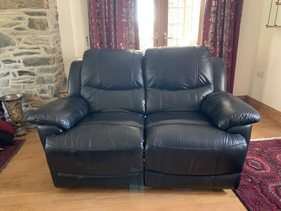 Black sofa set